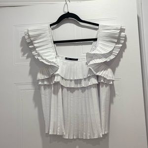 WHITE ZARA TOP